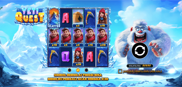 Slot Gacor Hari Ini Pramatic Play Yeti Quest