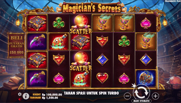 Magicians Secrets Slot Yang Bertemakan Pesulap Anti Rungkat