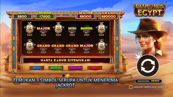 Slot Anti Rungkad Hari Ini Gampang Maxwin Diamonds of Egypt