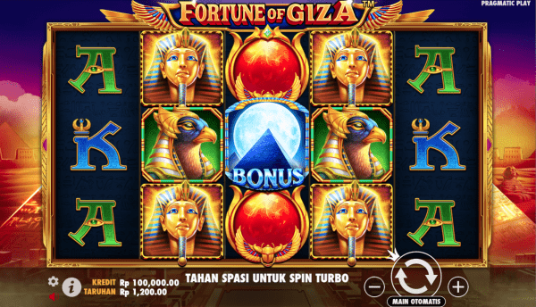 Rasakan Maxwinya Pragmatic Play Slot Fortune of Giza