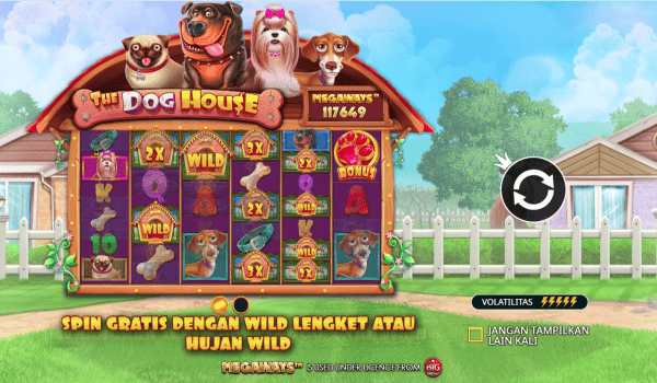 Slot Anti Rungkad Pragmatic Play The Dog House Megaways