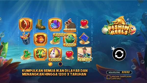 Rasakan Maxwinnya Bermain Slot Fishin’ Reels