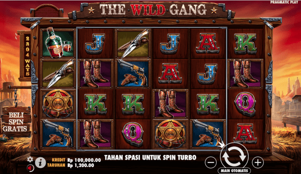 Slot Anti Rungkad Pragmatic Play The Wild Gang