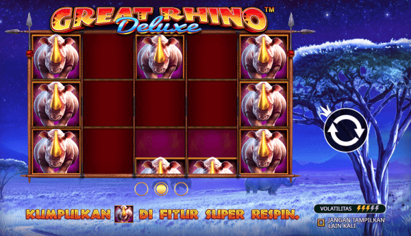 Slot Great Rhino Deluxe Hari Sedang Gacor