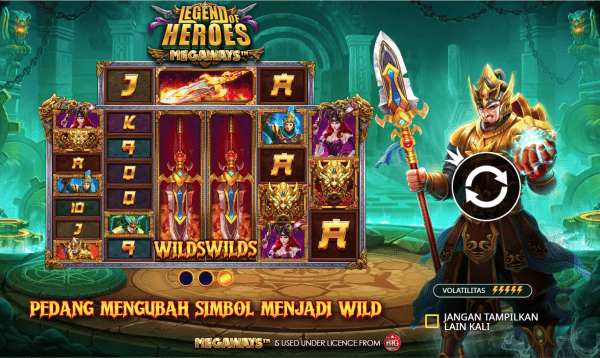 Slot Pragmatic Play Legend of Heroes Megaways Sedang Gacor