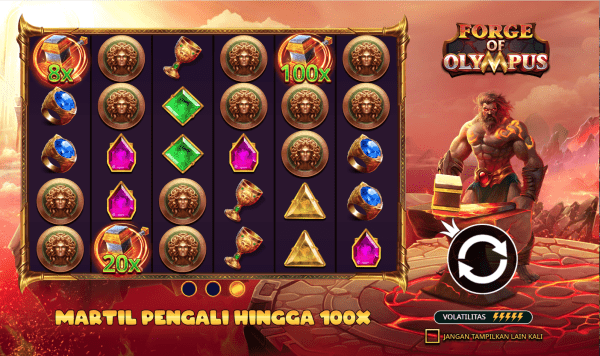 Slot Mudah Maxwin Hanya Di Forge of Olympus